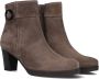 GABOR Enkellaarsjes Dames 083 Maat: 42 5 Materiaal: Suède Kleur: Taupe - Thumbnail 1