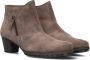 GABOR Enkellaarsjes Dames 603.1 Maat: 38 Materiaal: Suède Kleur: Taupe - Thumbnail 1