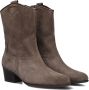 GABOR Enkellaarsjes Dames 681.2 Maat: 39 Materiaal: Suède Kleur: Taupe - Thumbnail 1