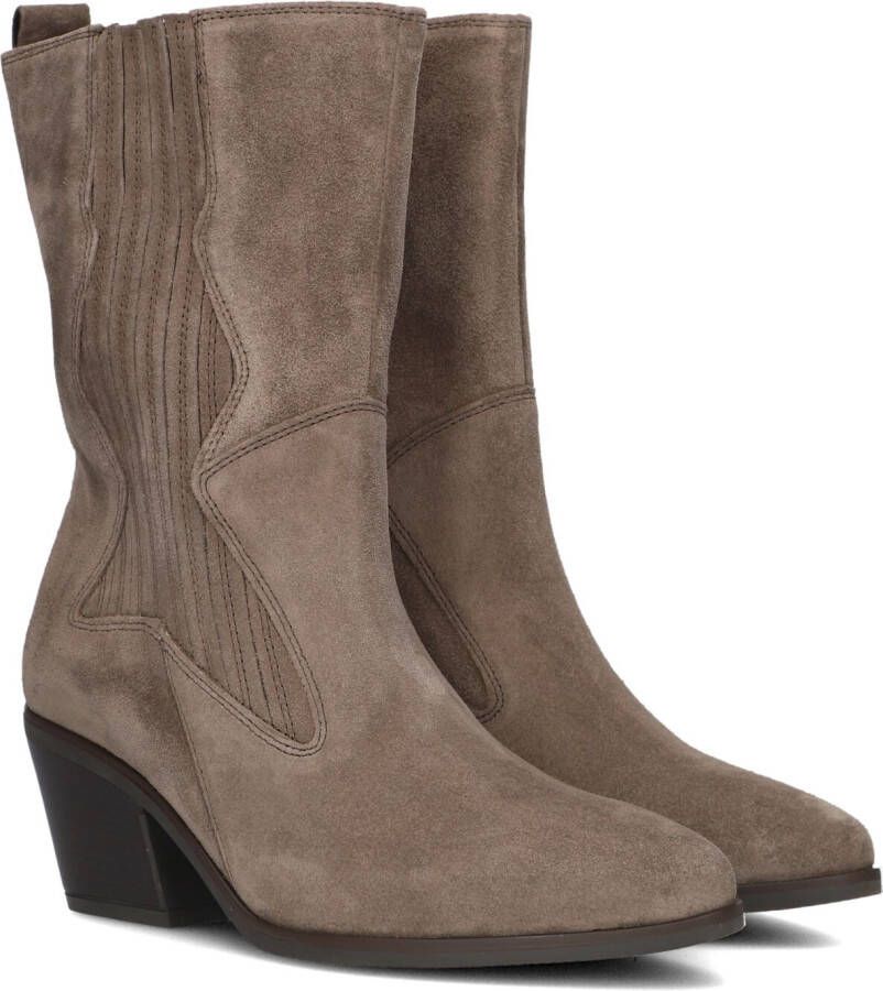 Gabor 693 Enkellaarsjes Enkelboots met rits Dames Taupe