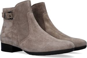 Gabor 714 Enkellaarsjes Enkelboots met rits Dames Cognac