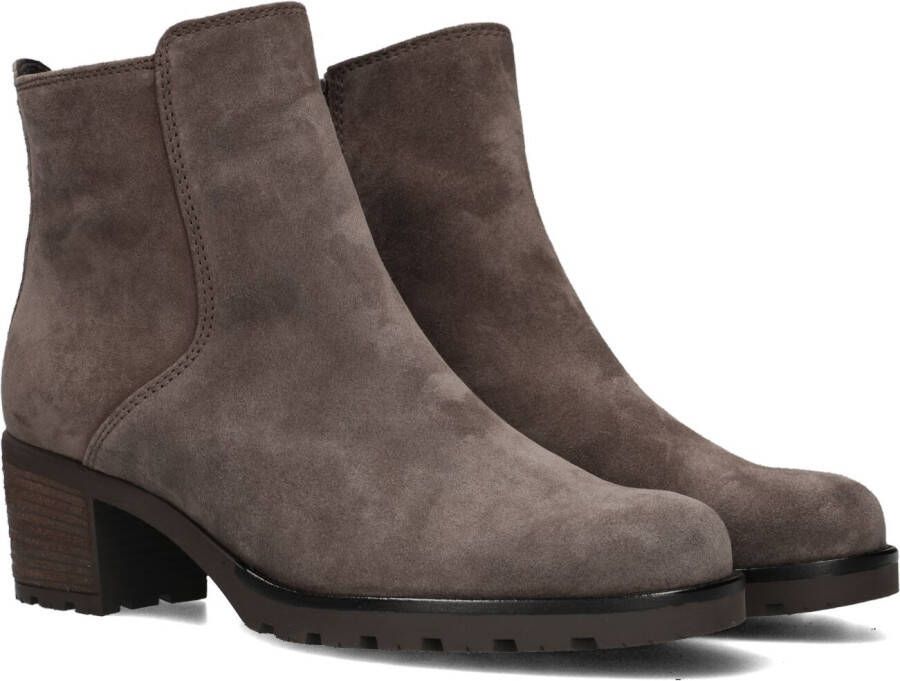 Gabor 800.1 Enkellaarsjes Enkelboots met rits Dames Taupe