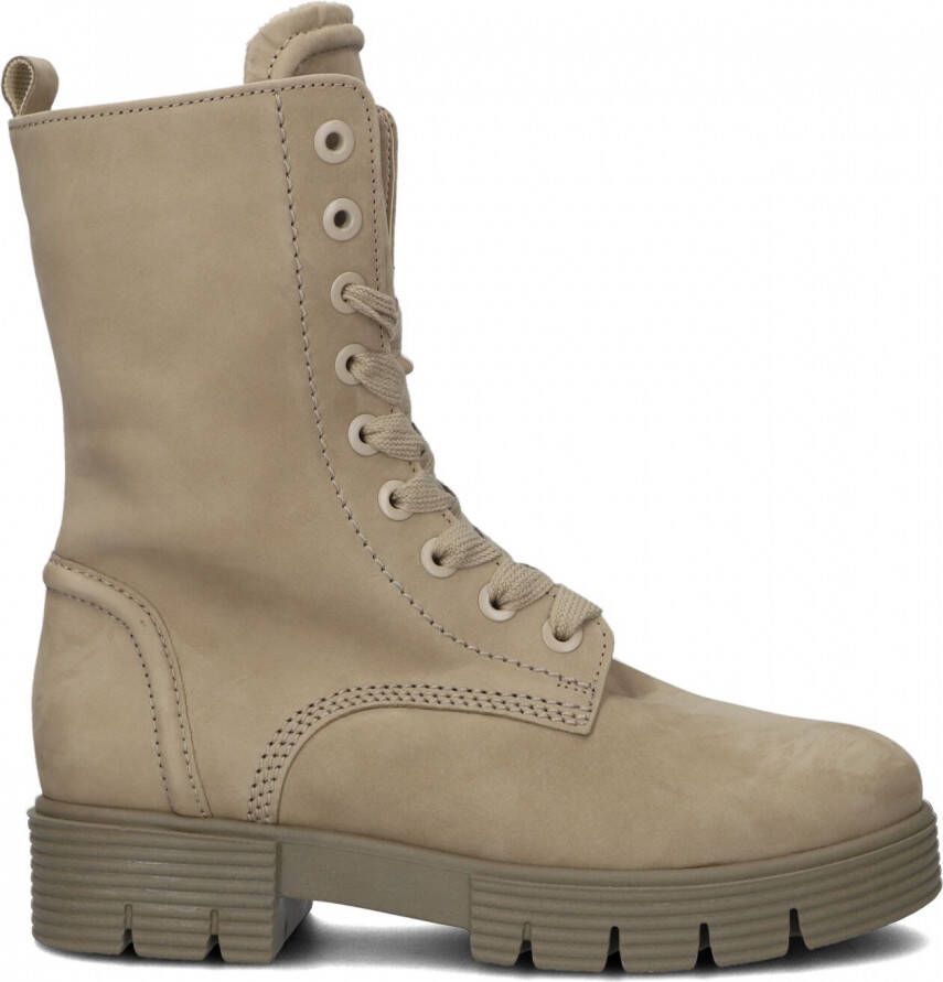 Bruin Tinten 745.4 Veterboots Laarzen Met Veters Dames Taupe - Foto 2