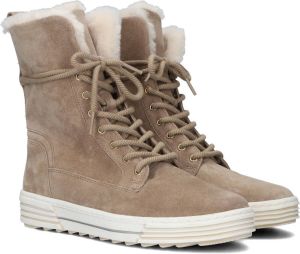 Bruin Tinten 771.2 Veterboots Laarzen Met Veters Dames Taupe