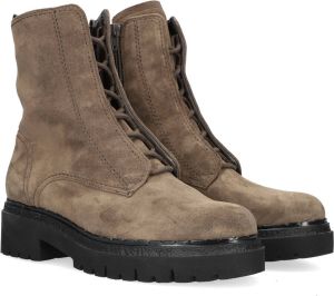 Gabor 876.1 Veterboots Laarzen Met Veters Dames Taupe