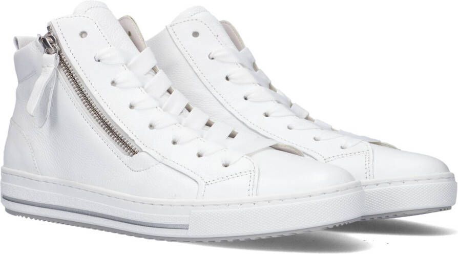 Gabor 505.1 Hoge sneakers Leren Sneaker Dames Wit