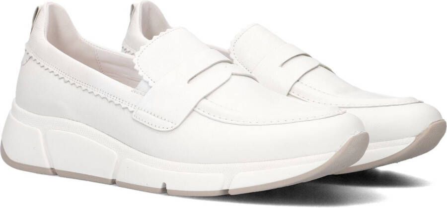 GABOR Instappers Dames 484 Maat: 40 5 Materiaal: Leer Kleur: Wit