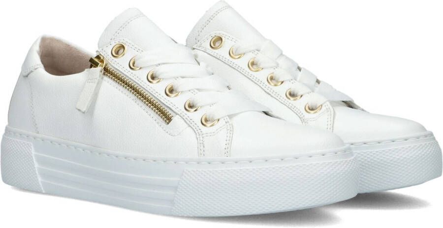 Gabor Witte Lage Sneakers Comfort Collectie White Dames