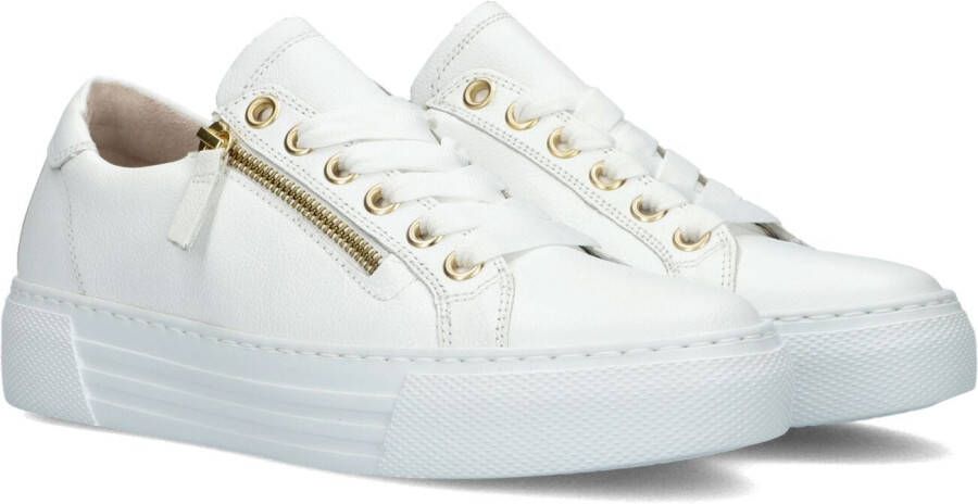 Gabor 465 Lage sneakers Leren Sneaker Dames Wit