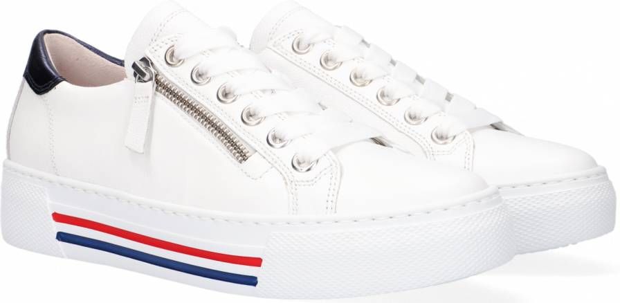 Gabor Witte 465 Lage Sneakers - Schoenen.nl