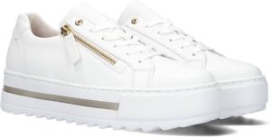 Gabor 498 Lage sneakers Leren Sneaker Dames Wit