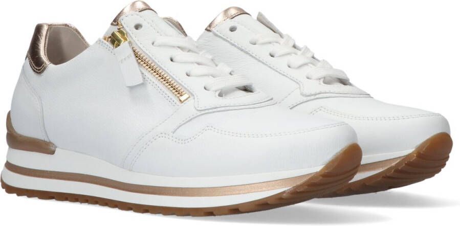 Gabor 528 Lage sneakers Leren Sneaker Dames Wit