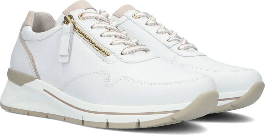 Overgave site Drama Gabor 587 Lage sneakers Leren Sneaker Dames Wit - Schoenen.nl