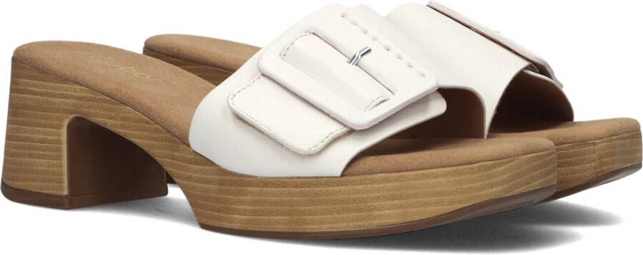 GABOR Muiltjes Dames 722.3 Maat: 40 Materiaal: Leer Kleur: Wit