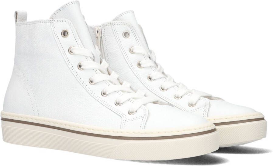 GABOR Hoge Sneakers Dames 160 Maat: 37 Materiaal: Leer Kleur: Wit