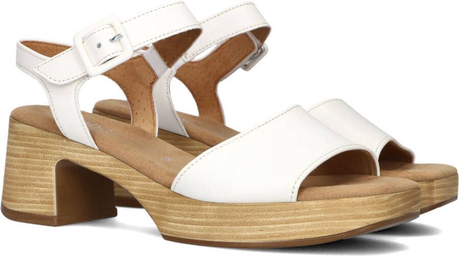 GABOR Sandalen Dames 721.1.0 Maat: 41 Materiaal: Leer Kleur: Wit