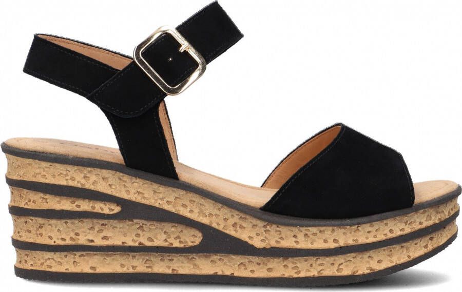 GABOR Dames 651 Maat: 37 5 Materiaal: Suède Kleur: Zwart