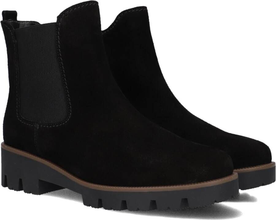 GABOR Chelsea Boots Dames 051 Maat: 35 Materiaal: Suède Kleur: Zwart