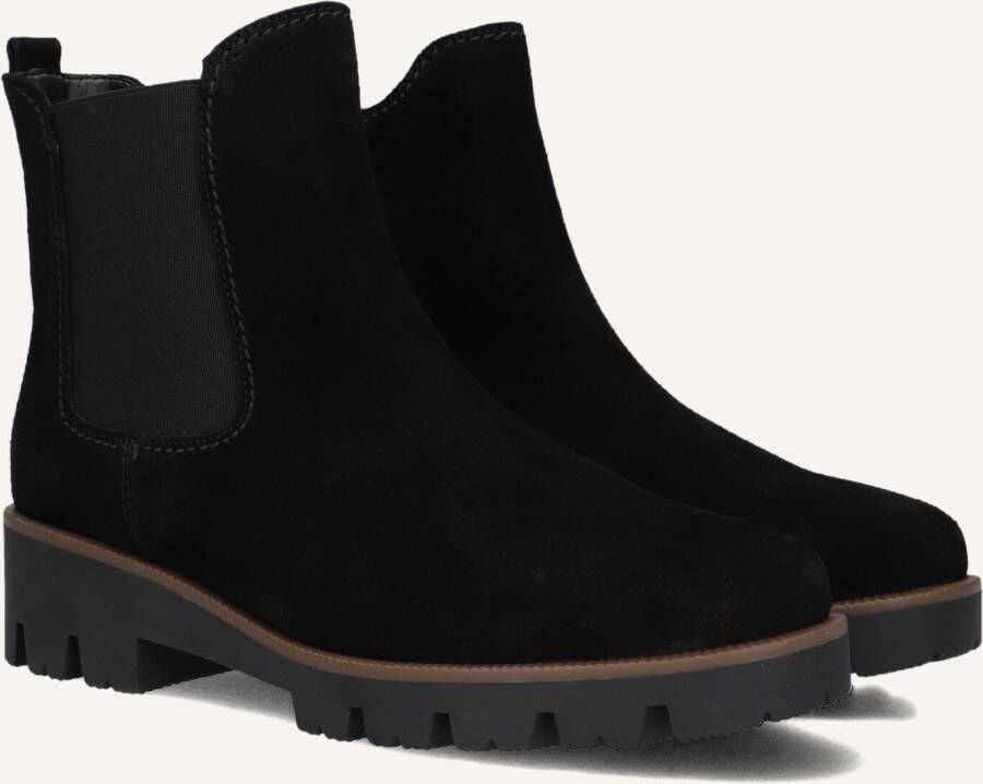 GABOR Chelsea Boots Dames 051 Maat: 40 5 Materiaal: Suède Kleur: Zwart