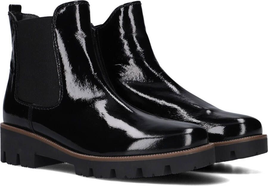 GABOR Chelsea Boots Dames 051 Maat: 40 5 Materiaal: Lakleer Kleur: Zwart