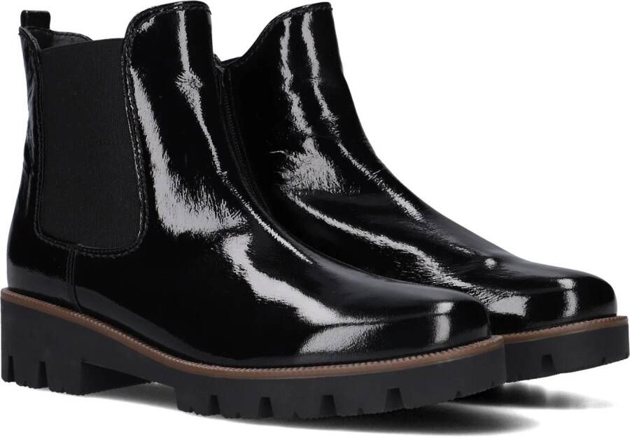 GABOR Chelsea Boots Dames 051 Maat: 40 5 Materiaal: Lakleer Kleur: Zwart