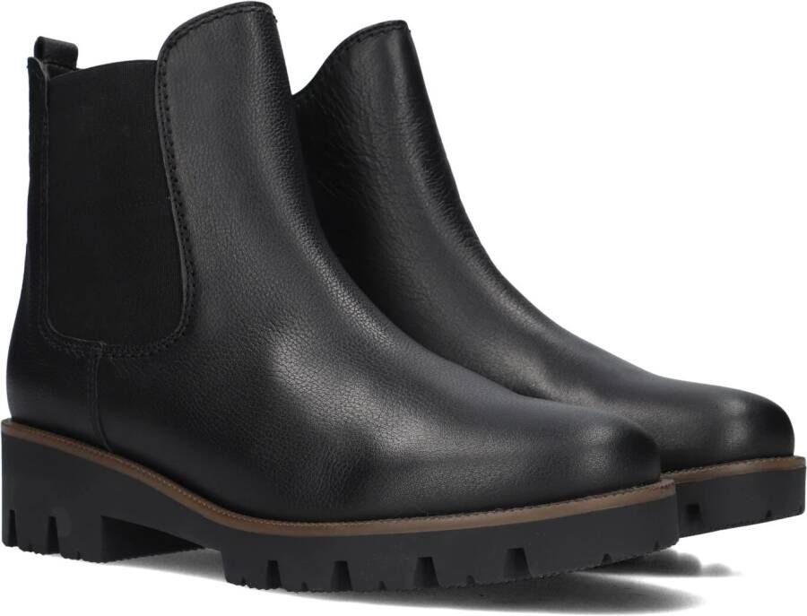 GABOR Chelsea Boots Dames 051 Maat: 42 5 Materiaal: Leer Kleur: Zwart