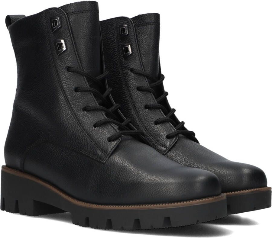 GABOR Veterboots Dames 055 Maat: 41 Materiaal: Leer Kleur: Zwart