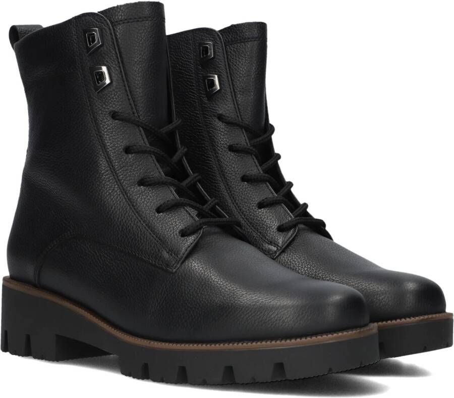 GABOR Veterboots Dames 055 Maat: 38 Materiaal: Leer Kleur: Zwart