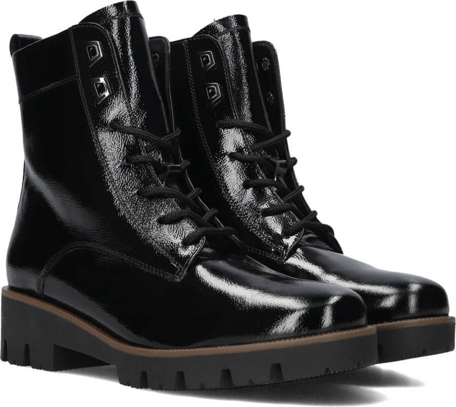 GABOR Veterboots Dames 055 Maat: 39 Materiaal: Lakleer Kleur: Zwart