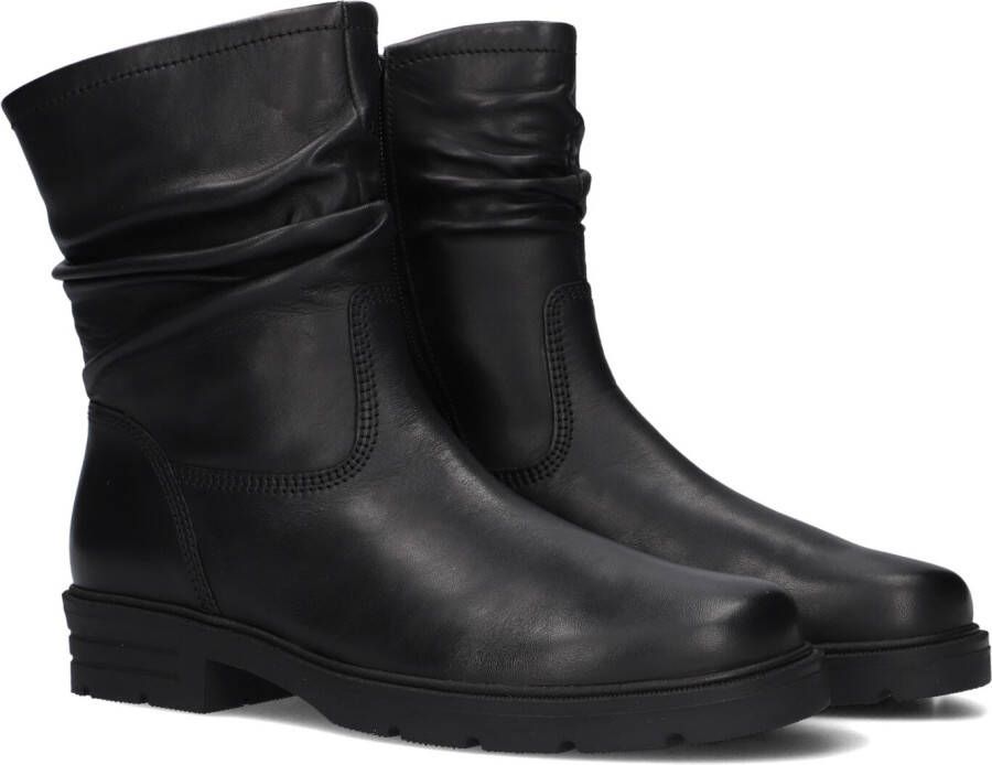 GABOR Enkelboots Dames 655 Maat: 41 Materiaal: Leer Kleur: Zwart