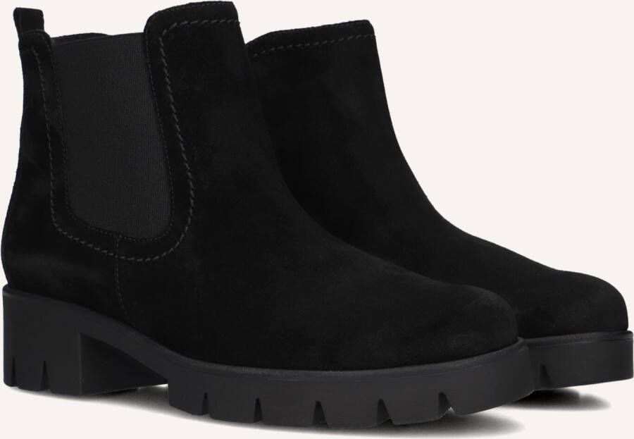 GABOR Chelsea Boots Dames 710 Maat: 43 Materiaal: Suède Kleur: Zwart