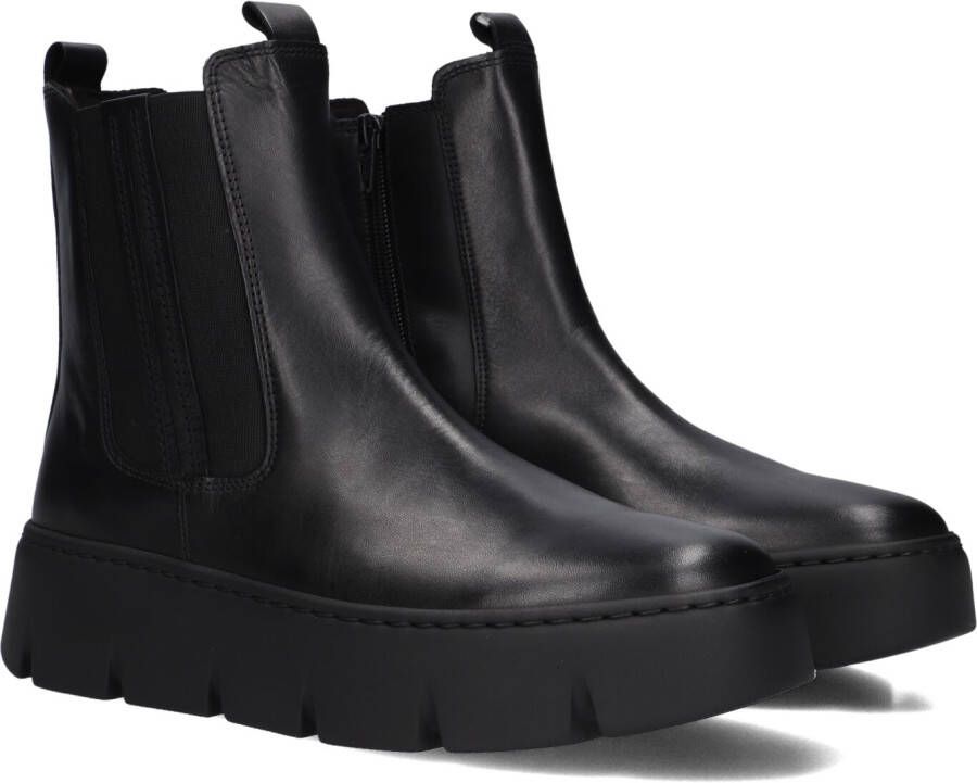GABOR Enkelboots Dames 743.2 Maat: 41 Materiaal: Leer Kleur: Zwart