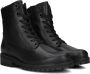 GABOR Veterboots Dames 765.1 Maat: 40 Materiaal: Leer Kleur: Zwart - Thumbnail 1