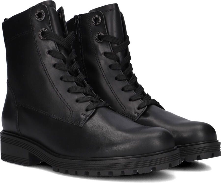 GABOR Veterboots Dames 765.1 Maat: 43 Materiaal: Leer Kleur: Zwart