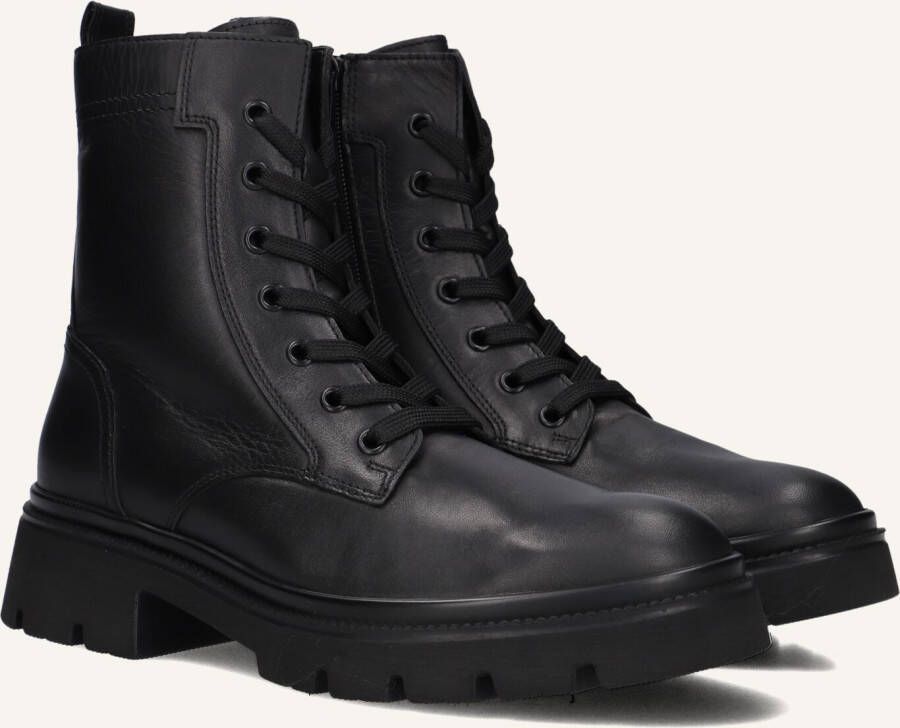 GABOR Veterboots Dames 852 Maat: 40 Materiaal: Leer Kleur: Zwart