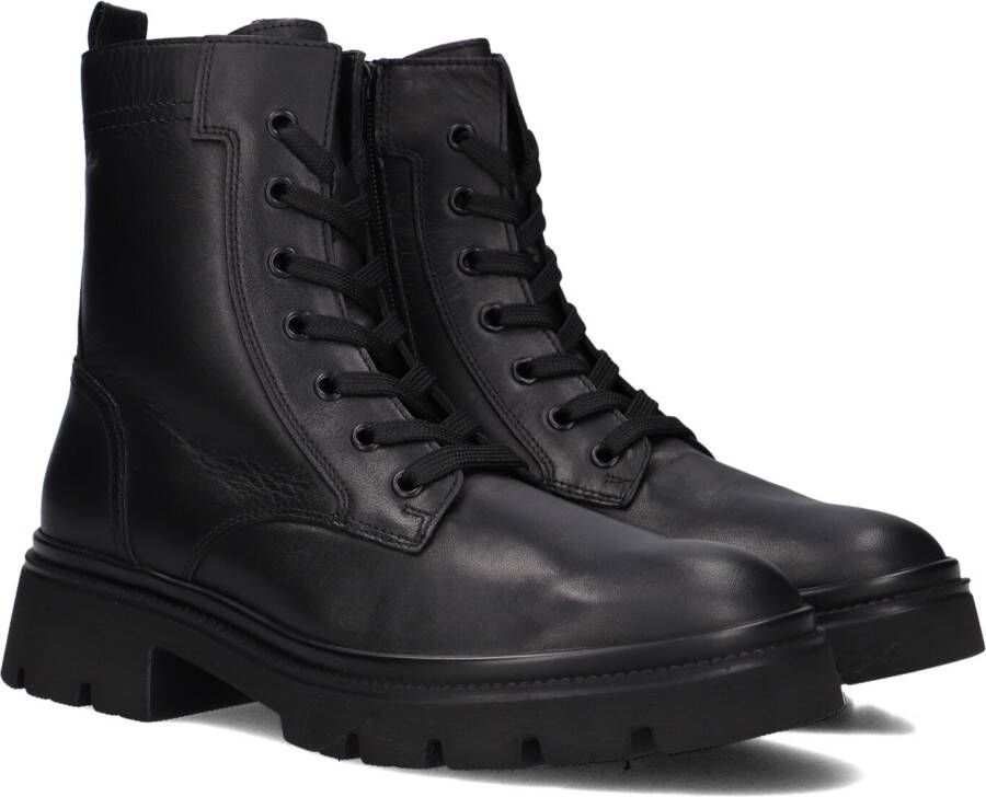 GABOR Veterboots Dames 852 Maat: 37 5 Materiaal: Leer Kleur: Zwart