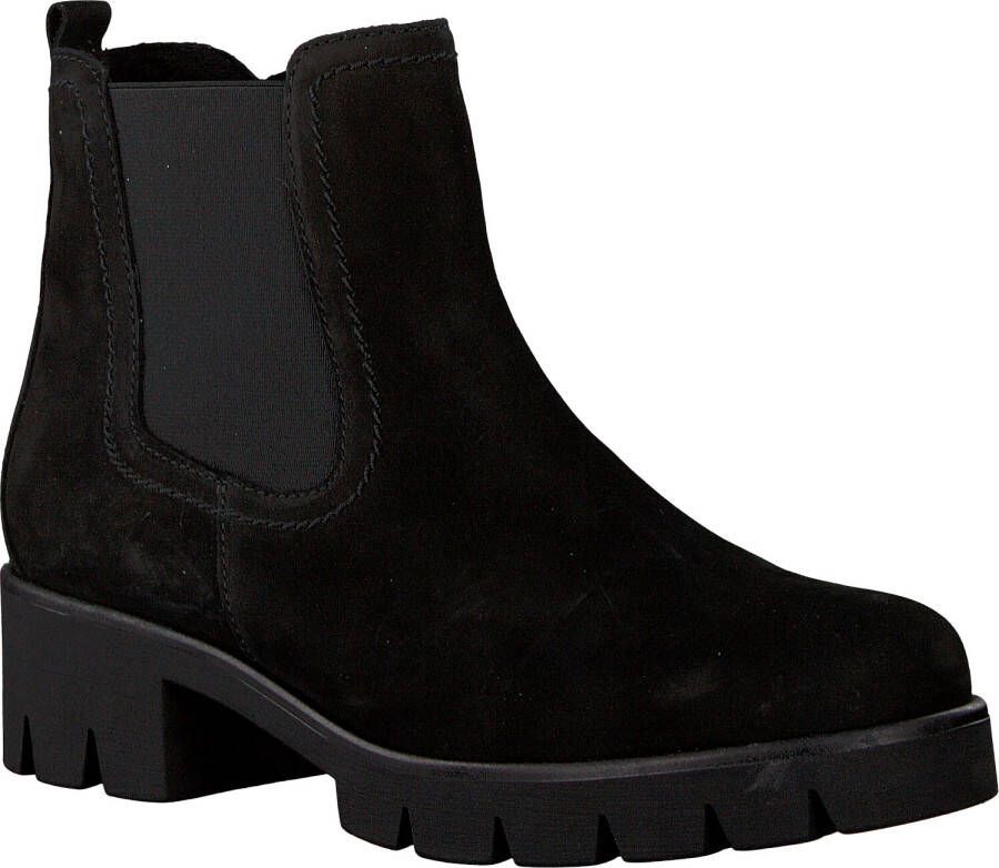 GABOR Chelsea Boots Dames 710 Maat: 43 Materiaal: Suède Kleur: Zwart