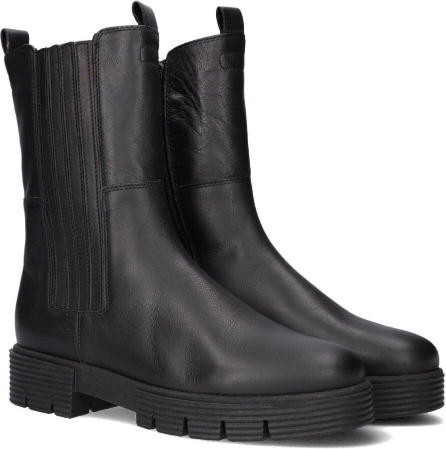 GABOR Chelsea Boots Dames 741.2 Maat: 40 5 Materiaal: Leer Kleur: Zwart