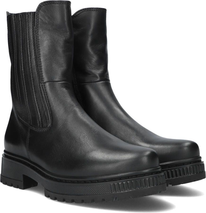 Gabor Zwarte Chelsea boots Comfort Collectie Black Dames