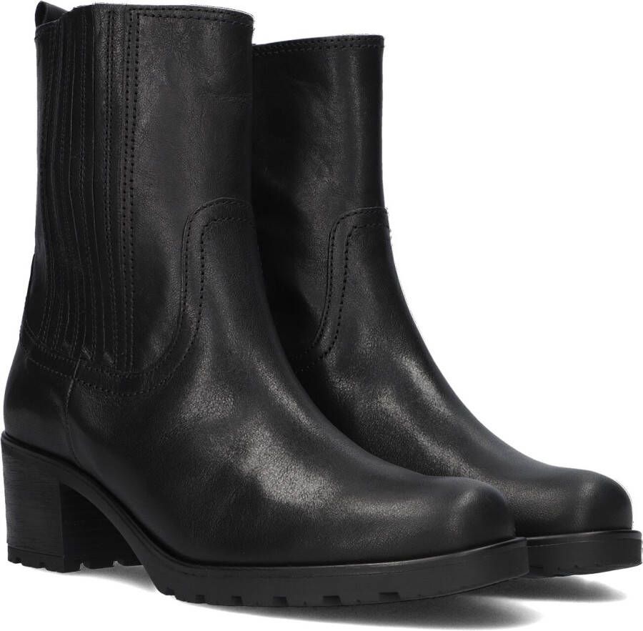 GABOR Enkelboots Dames 801.4 Maat: 38 Materiaal: Leer Kleur: Zwart