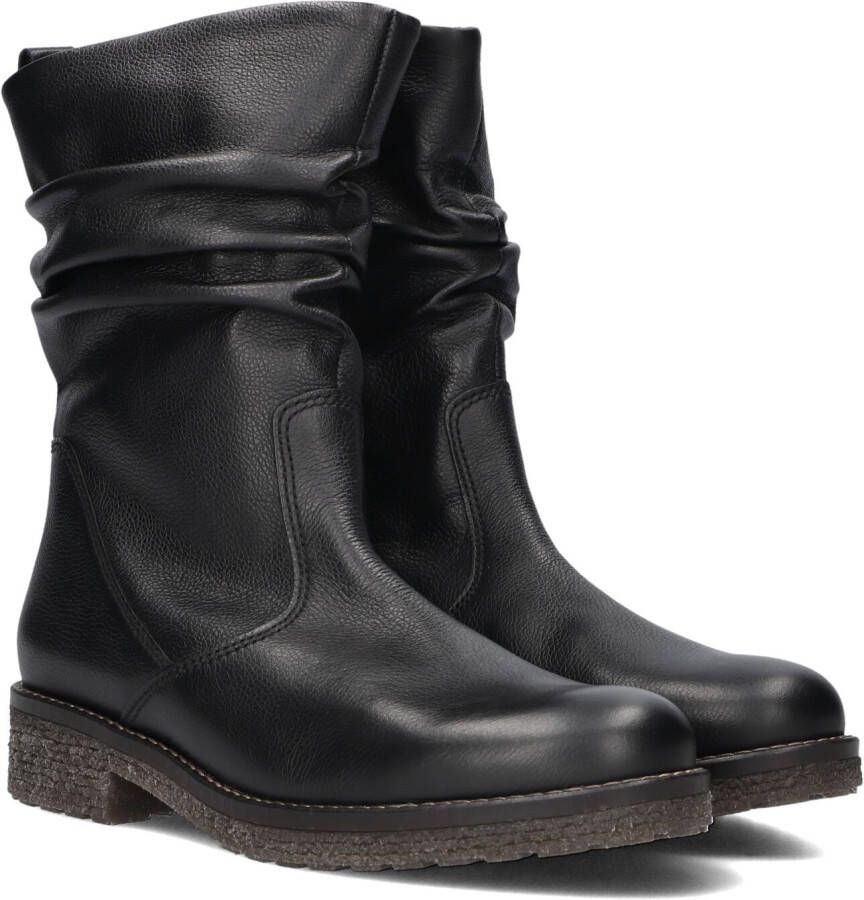 GABOR Enkellaarsjes Dames 013 Maat: 42 Materiaal: Leer Kleur: Zwart