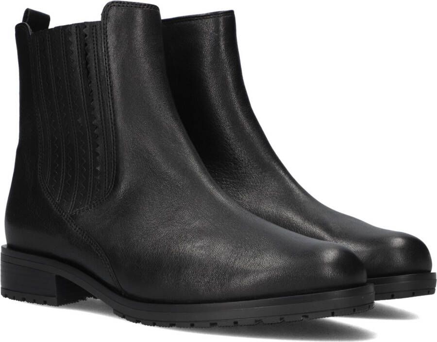 GABOR Enkellaarsjes Dames 022 Maat: 42 Materiaal: Leer Kleur: Zwart