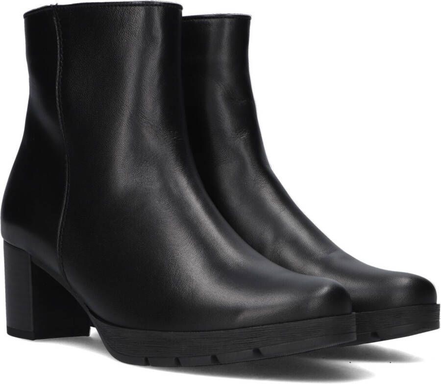 GABOR Enkellaarsjes Dames 071 Maat: 37 5 Materiaal: Leer Kleur: Zwart