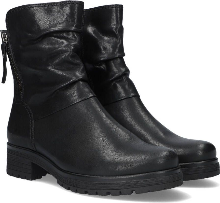 GABOR Enkellaarsjes Dames 092 Maat: 42 5 Materiaal: Leer Kleur: Zwart
