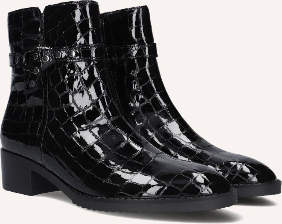 GABOR Enkellaarsjes Dames 511 Maat: 43 Materiaal: Lakleer Kleur: Zwart