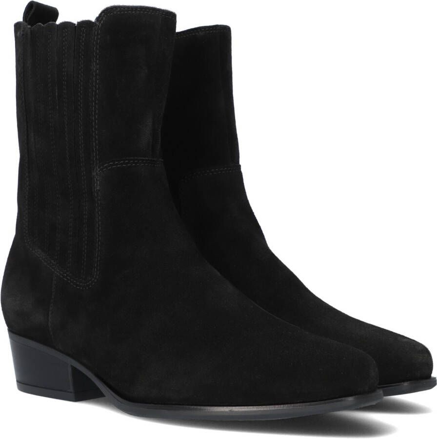Gabor 673 Enkellaarsjes Enkelboots met rits Dames Zwart