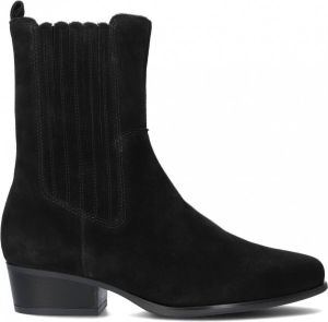 Gabor 673 Enkellaarsjes Enkelboots met rits Dames Zwart