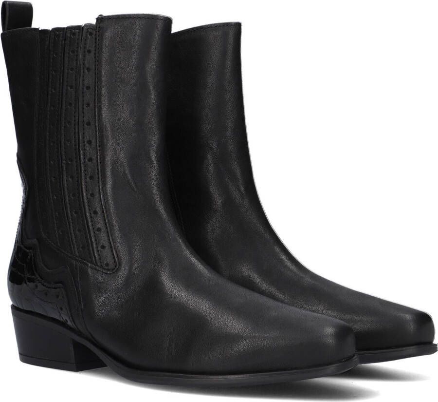 Gabor 674.1 Enkellaarsjes Enkelboots met rits Dames Zwart