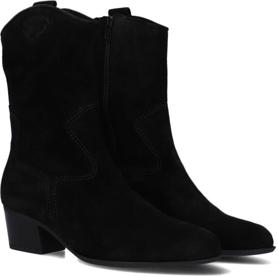 Gabor 681.2 Enkellaarsjes Enkelboots met rits Dames Zwart