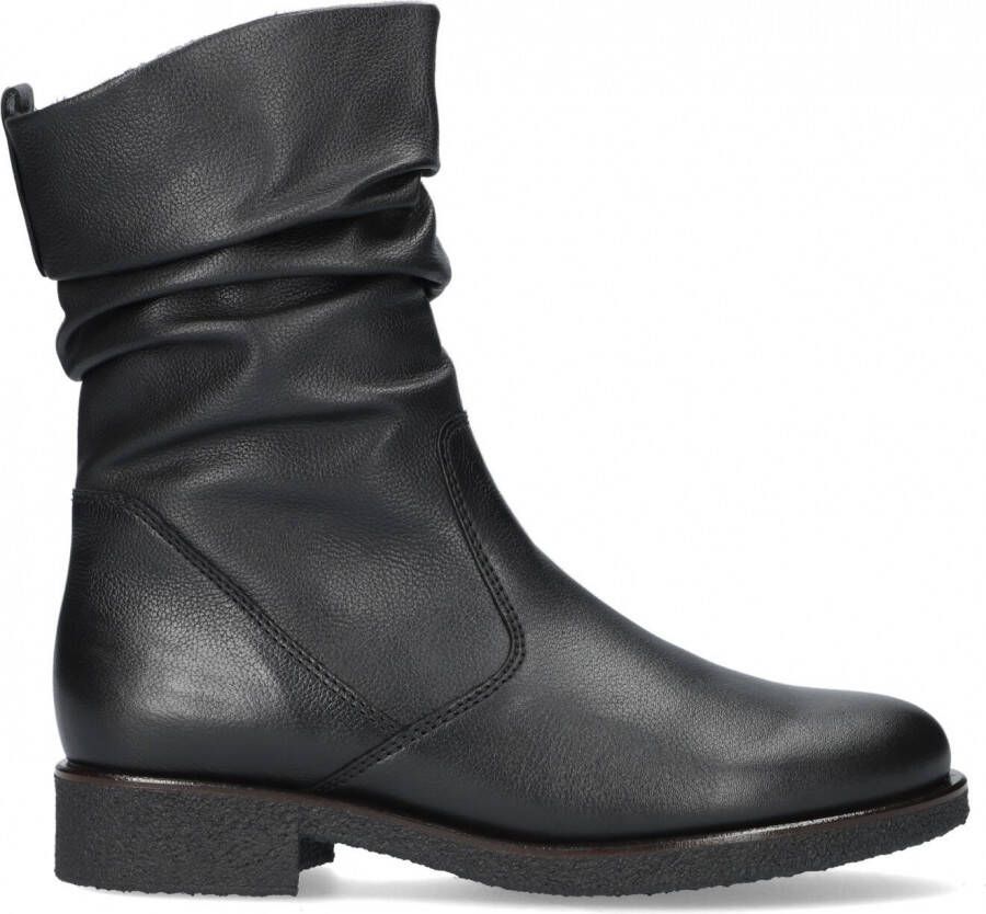 GABOR Enkellaarsjes Dames 703.1 Maat: 39 Materiaal: Leer Kleur: Zwart